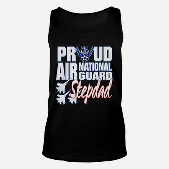 Proud Air National Guard Stepdad Usa Fathers Day Men Unisex Tank Top - Seseable