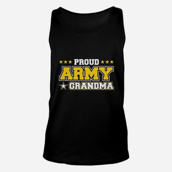 Proud Army Grandma Us Military Grandma Family Unisex Tank Top - Seseable