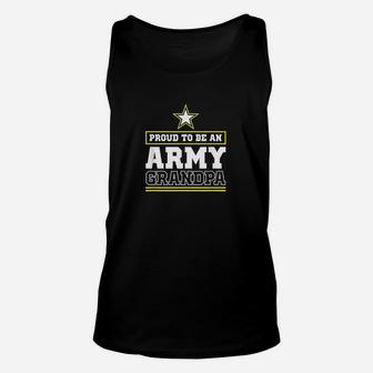 Proud Army Grandpa Proud To Be An Army Grandpa Unisex Tank Top - Seseable