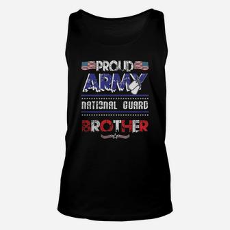Proud Army National Guard Brother Veteran Unisex Tank Top - Seseable