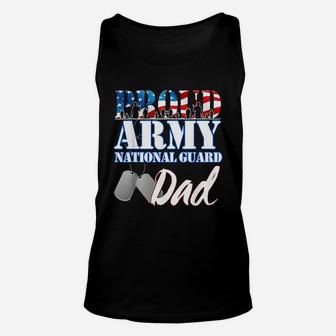 Proud Army National Guard Dad Fathers Day Unisex Tank Top - Seseable