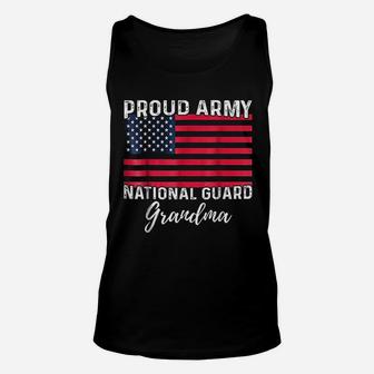 Proud Army National Guard Grandma Unisex Tank Top - Seseable