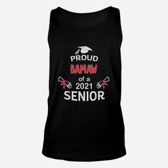 Proud Bamaw Of A 2021 Senior Graduation 2021 Awesome Family Proud Gift Unisex Tank Top - Seseable