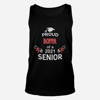 Proud Boppa Of A 2021 Senior Graduation 2021 Awesome Family Proud Gift Unisex Tank Top - Seseable
