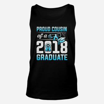 Proud Cousin Of A 2018 Graduate Matching Family Unisex Tank Top - Seseable