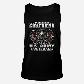 Proud Girlfriend Of A Us Army Veteran Vets Lover Gift Unisex Tank Top - Seseable
