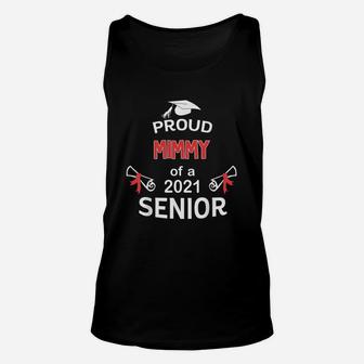 Proud Mimmy Of A 2021 Senior Graduation 2021 Awesome Family Proud Gift Unisex Tank Top - Seseable