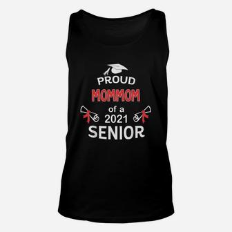 Proud Mommom Of A 2021 Senior Graduation 2021 Awesome Family Proud Gift Unisex Tank Top - Seseable