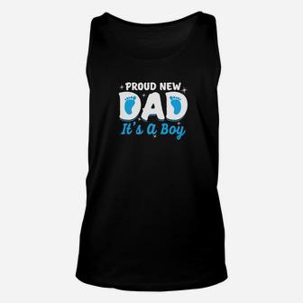 Proud New Dad Its A Boy Expecting Baby Birth Gift Premium Unisex Tank Top - Seseable
