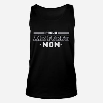Proud Us Air Force Mom Military Pride Unisex Tank Top - Seseable