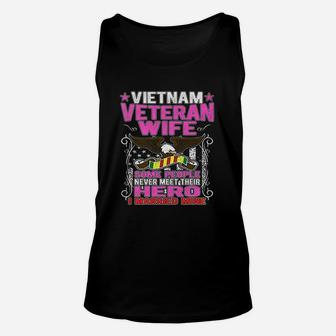 Proud Vietnam Veteran Wife Unisex Tank Top - Seseable