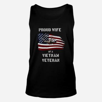 Proud Wife Of A Vietnam Veteran Unisex Tank Top - Seseable
