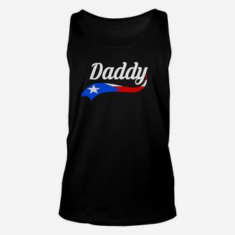 Puerto Rico Daddy Shirt Puerto Rico Flag Unisex Tank Top - Seseable