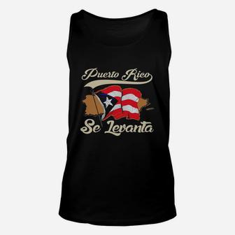 Puerto Rico Se Levanta T-shirt - Boricua Pride Black Women B0764lmryc 1 Unisex Tank Top - Seseable