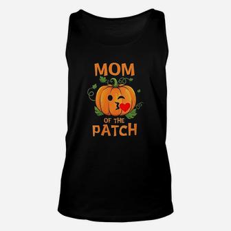 Pumpkin Mom Of The Patch Thanksgiving And Halloween Family Unisex Tank Top - Seseable