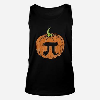 Pumpkin Pi Math Halloween Thanksgiving Pie Day Unisex Tank Top - Seseable