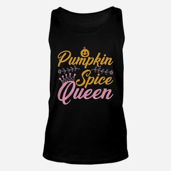 Pumpkin Spice Queen Halloween Unisex Tank Top - Seseable