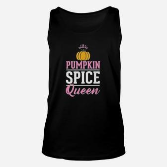 Pumpkin Spice Queen Latte Fall Autumn Season Gift Unisex Tank Top - Seseable