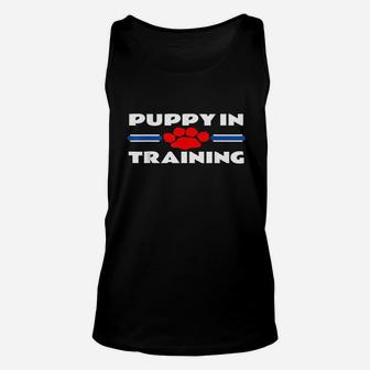 Puppy Training Human Unisex Tank Top - Seseable