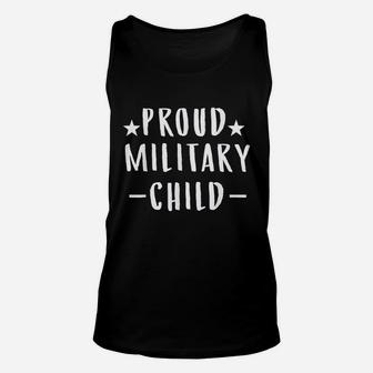 Purple Proud Military Child Military Children Month Unisex Tank Top - Seseable