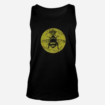Queen Bee Cute Beekeeper Vintage Chic Gift Unisex Tank Top - Seseable