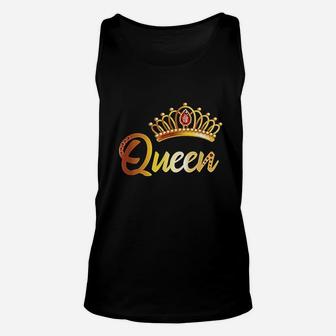 Queen For Women Family Matching King Unisex Tank Top - Seseable