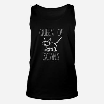 Queen Of Cat Scan Ct Scan Tech Funny Cat Love Gift Unisex Tank Top - Seseable