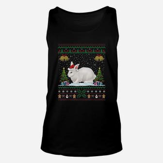 Rabbit Bunny Animal Lover Xmas Gift Ugly Rabbit Christmas Unisex Tank Top - Seseable