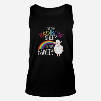 Rainbow Sheep Gay Pride Ally Lgbtq Family Allies Gift Unisex Tank Top - Seseable