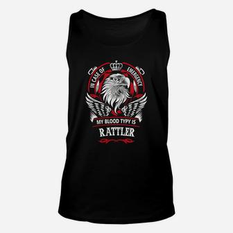 Rattler Shirt, Rattler Family Name, Rattler Funny Name Gifts T Shirt Unisex Tank Top - Seseable