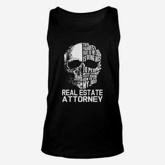 Real Estate Attorney Unisex Tank Top - Seseable