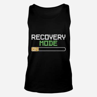 Recovery Mode On Get Well Gifts Funny Injury Unisex Tank Top - Seseable