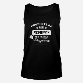 Red Friday Support My Nephew Dog Tags Unisex Tank Top - Seseable