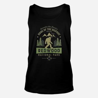 Redwood National Park Vintage California Bigfoot T Shirt Unisex Tank Top - Seseable