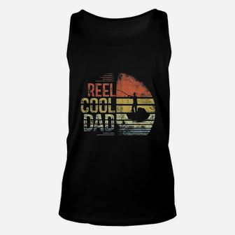 Reel Cool Dad Fisherman Daddy Fathers Day Gifts Fishing Unisex Tank Top - Seseable