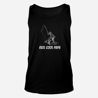 Reel Cool Papa Funny Best Dad Christmas Gift Unisex Tank Top - Seseable