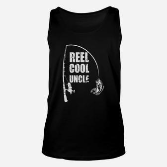 Reel Cool Uncle Great Gift Fishing For Uncle Unisex Tank Top - Seseable