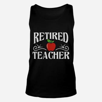 Retired Teacher Class Retirement Unisex Tank Top - Seseable