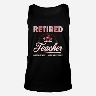 Retired Teacher Unisex Tank Top - Seseable