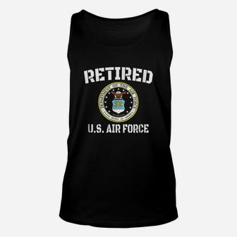 Retired Us Air Force Veteran Unisex Tank Top - Seseable