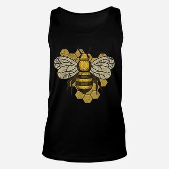 Retro Bee Vintage Save The Bees Unisex Tank Top - Seseable