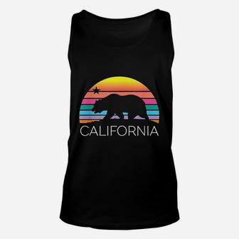 Retro California Surf Vintage Beach Cali 80s Venice Palm Sun Unisex Tank Top | Seseable CA