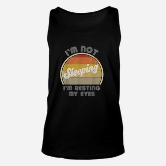 Retro Dad Joke With Funny Sayings On Them For Dad From Sons Unisex Tank Top - Seseable
