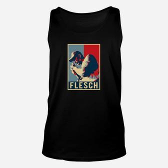 Retro Popart Wolf Unisex TankTop mit FLESCH Motiv, Stylisches Unisex TankTop - Seseable