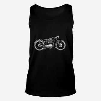Retro Vintage Motorcycle I Love My Motorcycle Unisex Tank Top - Seseable