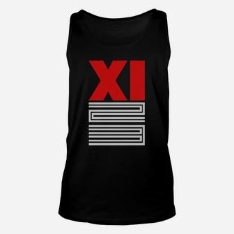 Retro Xi 11 Bred Shirt T-shirts - Women's Hip Hugger Underwear Unisex Tank Top - Seseable