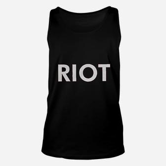 Riot Classic Vintage Style Protest Unisex Tank Top - Seseable