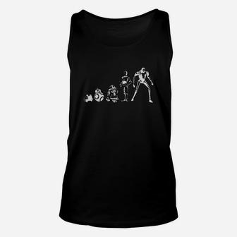 Robot Evolution Space War In The Stars Graphic Funny Parody Unisex Tank Top - Seseable