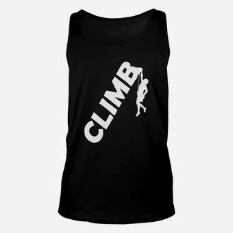 Rock Climbing' Climbers T-shirt Climb Shirt Unisex Tank Top - Seseable