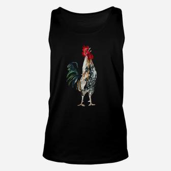 Rooster Unisex Tank Top - Seseable